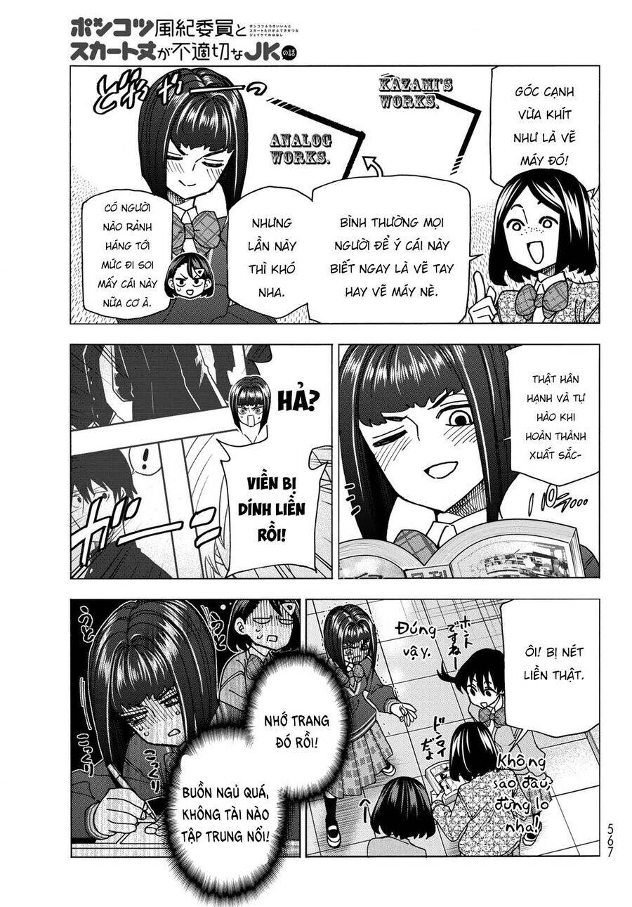 Ponkotsu Fuukiin To Skirt Take Ga Futekisetsu Na Jk No Hanashi Chương 71.5 Page 4