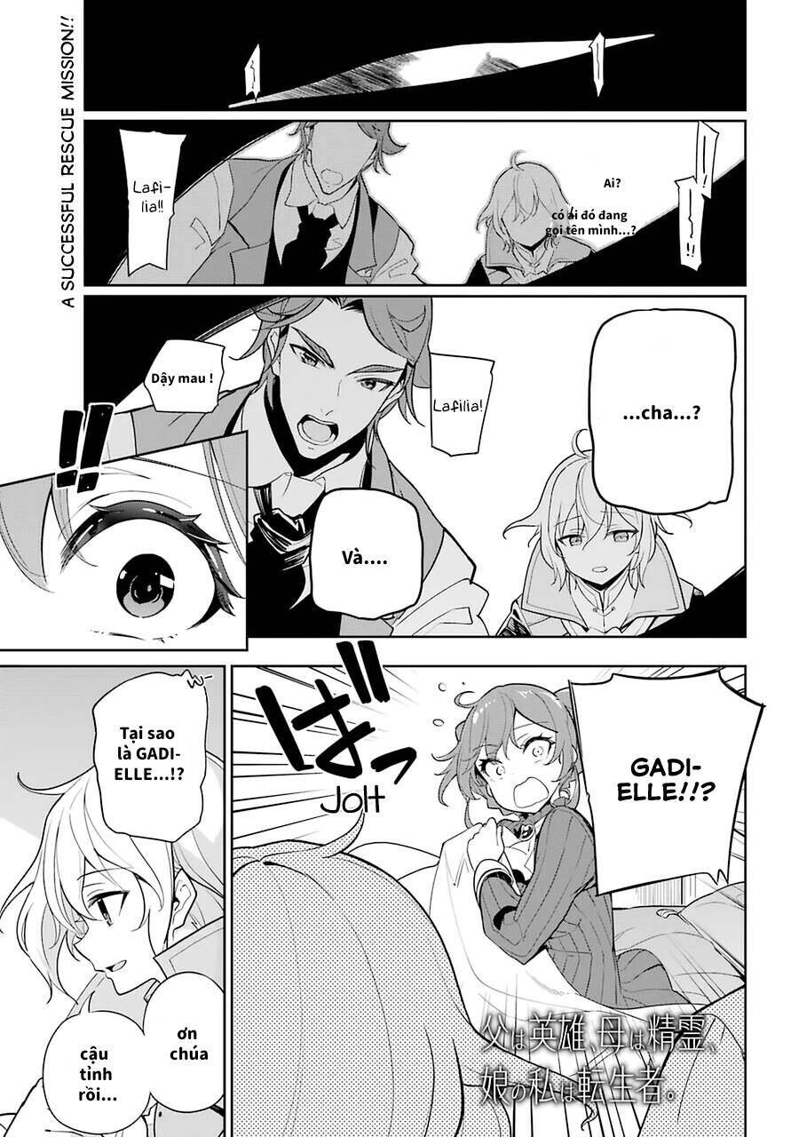 Chichi Wa Eiyuu, Haha Wa Seirei, Musume No Watashi Wa Tenseisha Chương 32.1 Page 8