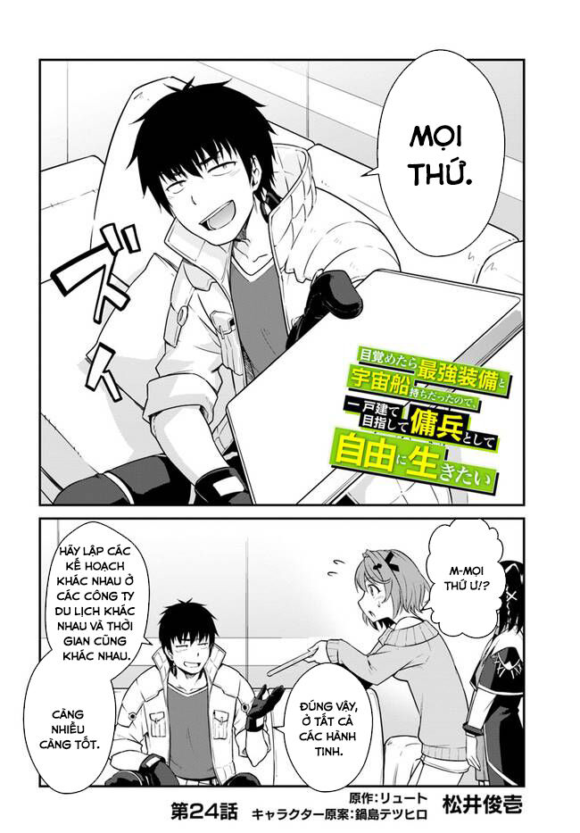 Mezametara Saikyou Soubi To Uchuusen-Mochi Datta No De, Ikkodate Mezashite Youhei Toshite Jiyuu Chương 24 Page 2