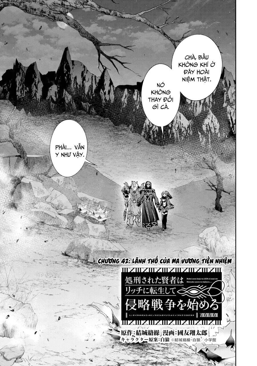 Shokei Sareta Kenja Wa Lich Ni Tensei Shite Shinryaku Sensou Wo Hajimaru Chương 42 Page 5