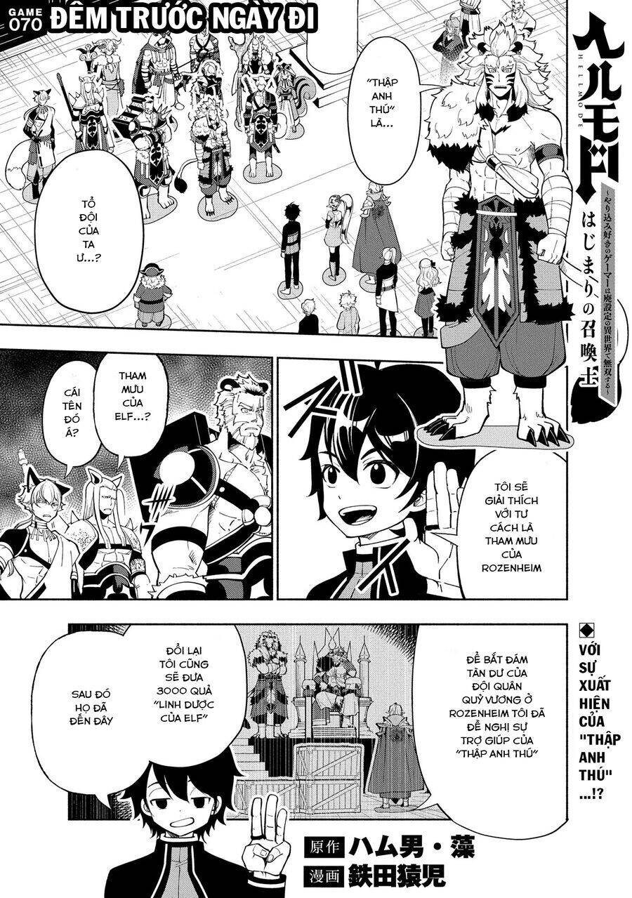 Hell Mode: Yarikomi Suki No Gamer Wa Hai Settei No Isekai De Musou Suru Chương 70 Page 3