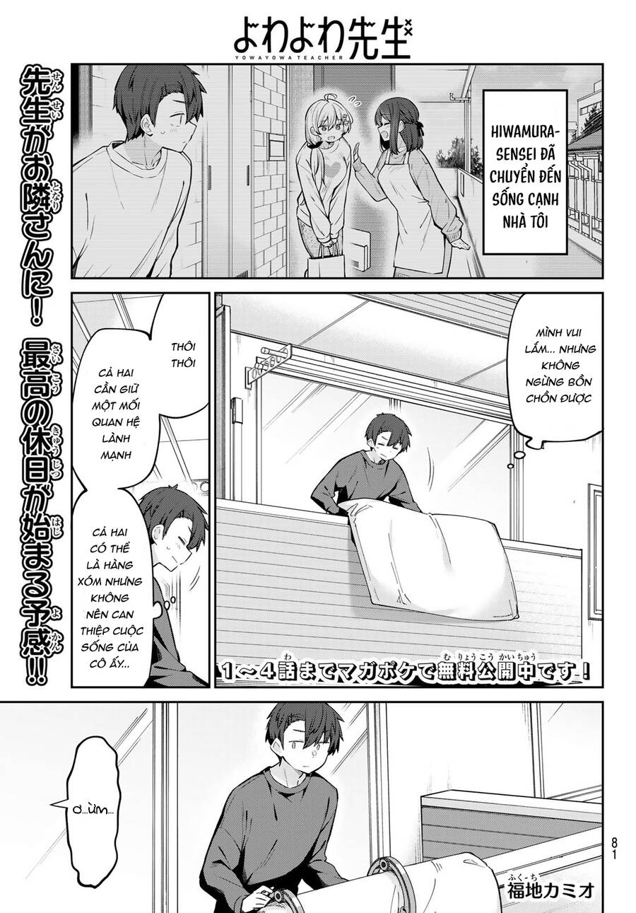 Yowayowa-Sensei Chương 11 Page 1