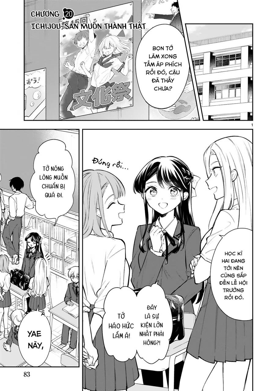 Hiện Hết Lên Mặt Cậu Rồi Kìa, Ichijou-San! Chương 20 Page 1