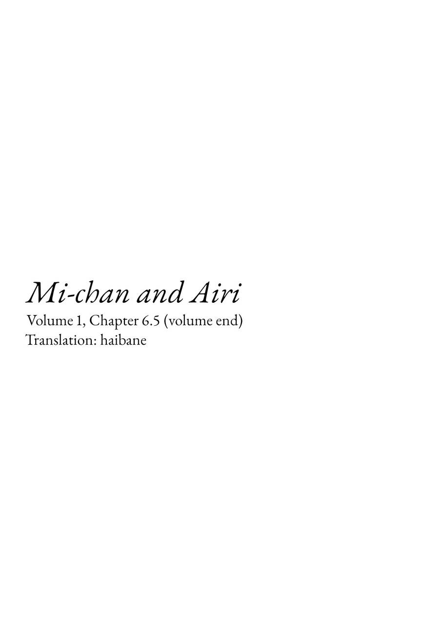 Mi-Chan To Airi Mii-Chan Quên Mang Bữa Trưa! Nàng Phù Thủy Bắt Tay Lên Đường Đưa Cơm Thôi! Chương 6.5 Page 3